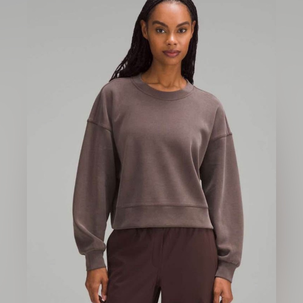 Lululemon Softstreme Perfectly Oversized Cropped Crew